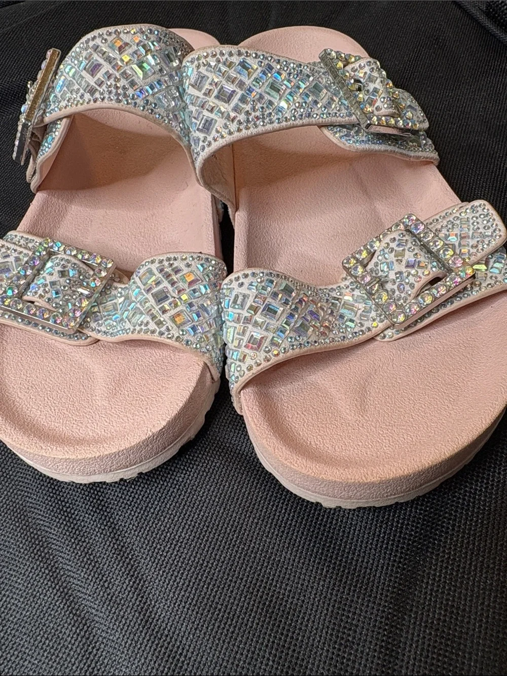 Madden NYC Jewel Embellished Sandals Size 13 Little Girls